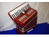 Stephanelli 72 bass red accordion